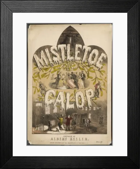 Framed Print : Mistletoe Galop Framed Print : Mistletoe Galop