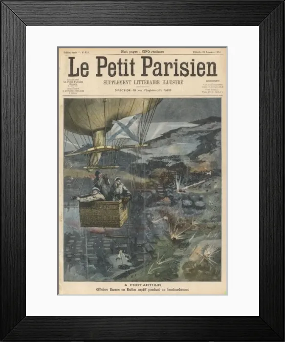 Framed Print : Rus-Jap War / Balloon Framed Print : Rus-Jap War / Balloon