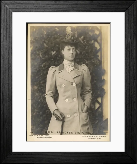 Framed Print : Princess Victoria / Pcard Framed Print : Princess Victoria / Pcard