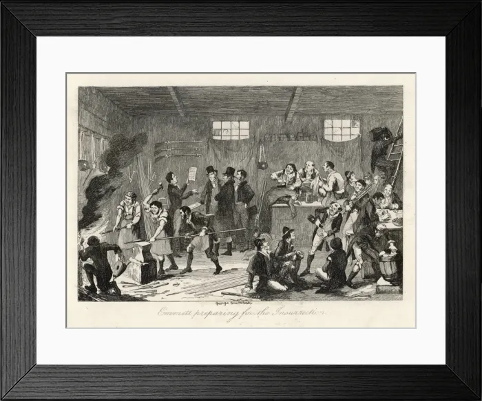 Framed Print : EMMETTs REBELLION 1803 Framed Print : EMMETTs REBELLION 1803