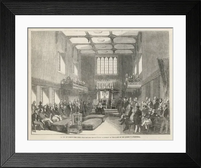 Framed Print : O CONNELLs TRIAL 1844 Framed Print : O CONNELLs TRIAL 1844