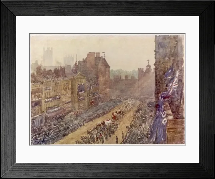 Framed Print : Victoria / Funeral / Marshal Framed Print : Victoria / Funeral / Marshal