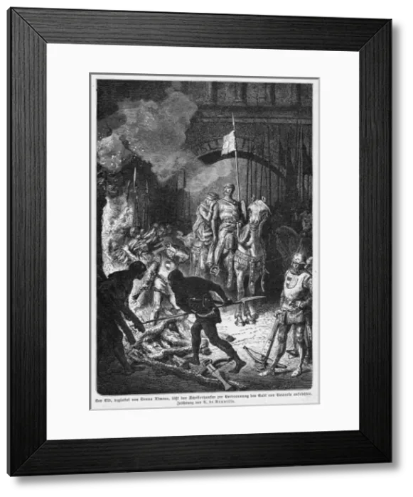 Framed Print : El Cid at Valencia Framed Print : El Cid at Valencia