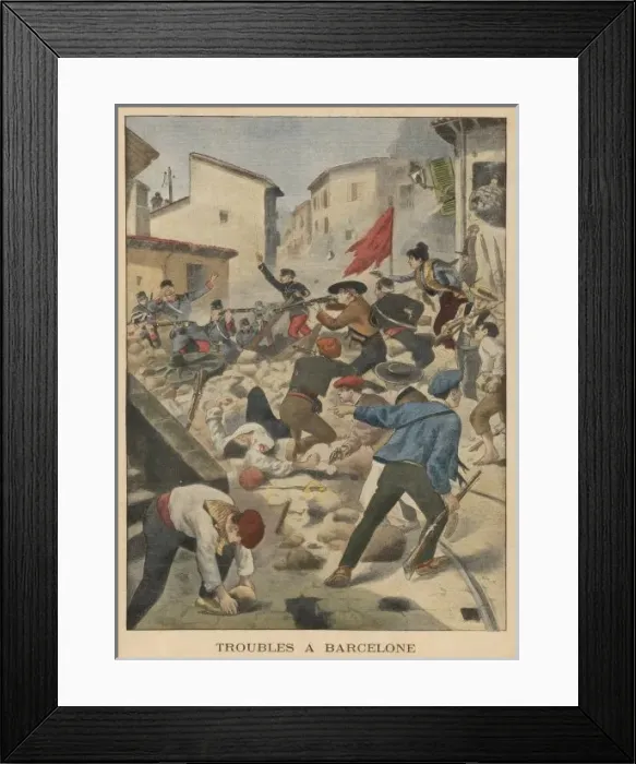 Framed Print : Anti-Government Riots Framed Print : Anti-Government Riots