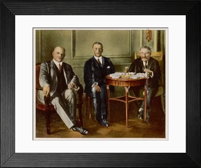 Framed Print : Locarno Conference / 1925 Framed Print : Locarno Conference / 1925