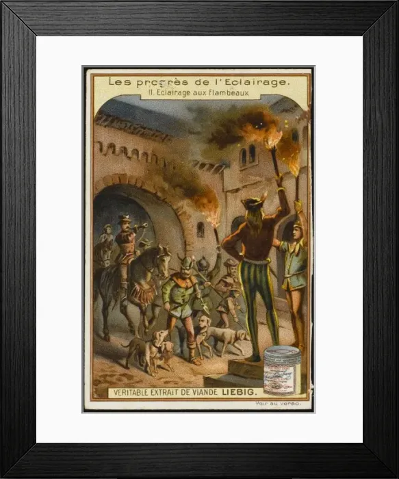 Framed Print : Hunting by Torchlight Framed Print : Hunting by Torchlight