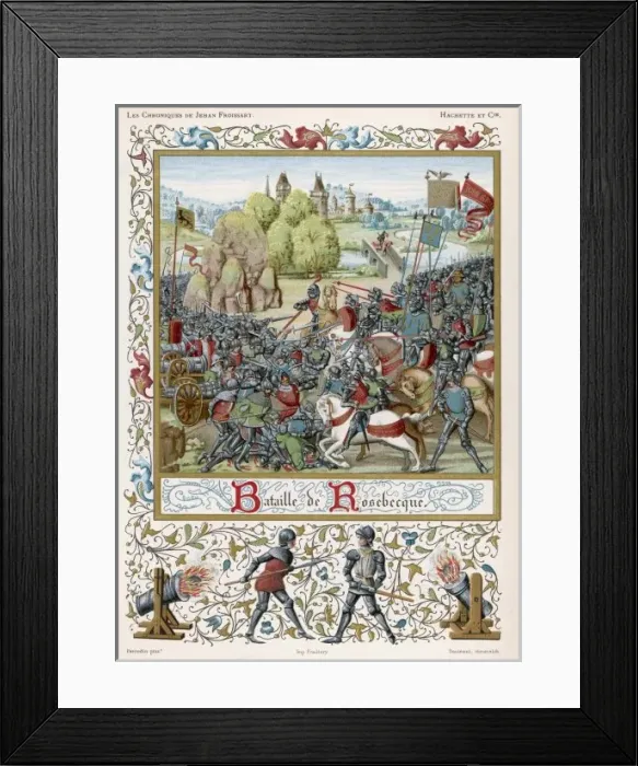 Framed Print : Battle of Rosebecque Framed Print : Battle of Rosebecque