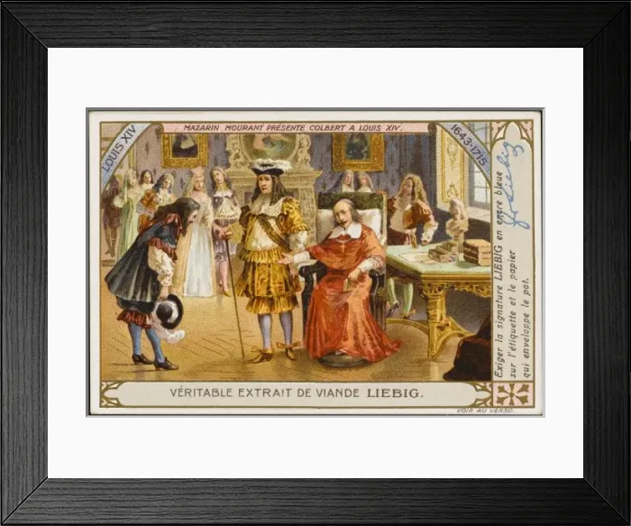 Framed Print : Colbert Meets Louis XIV Framed Print : Colbert Meets Louis XIV