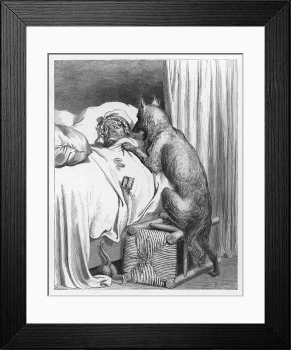 Framed Print : Little Red Riding Hood Framed Print : Little Red Riding Hood
