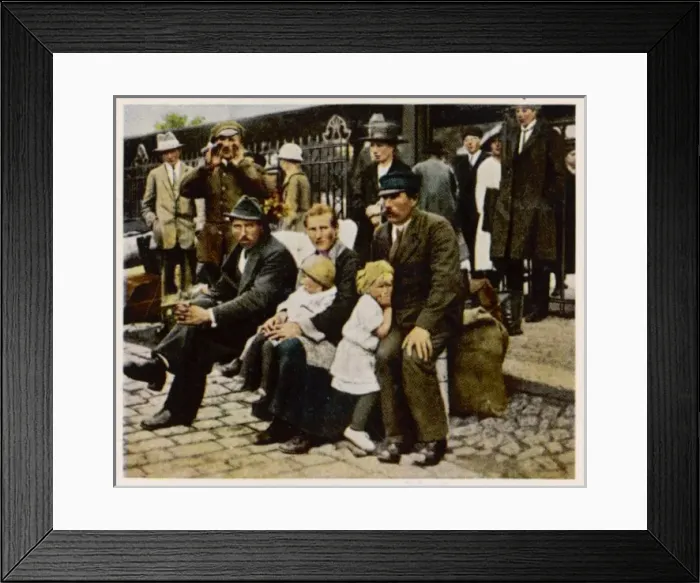 Framed Print : Deportation of Silesians Framed Print : Deportation of Silesians