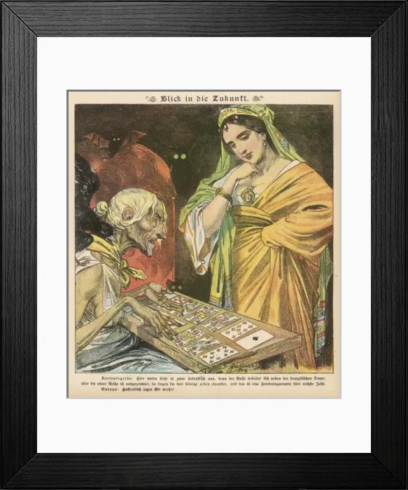 Framed Print : Europes Fortune is Told Framed Print : Europes Fortune is Told