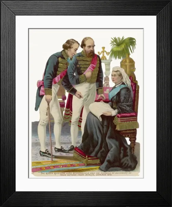 Framed Print : Victoria / Disraeli / Salisb Framed Print : Victoria / Disraeli / Salisb