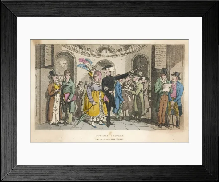 Framed Print : Syntax / Inspecting Bank Framed Print : Syntax / Inspecting Bank
