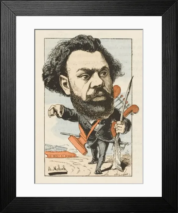 Framed Print : Clovis Hugues / Moloch 82 Framed Print : Clovis Hugues / Moloch 82