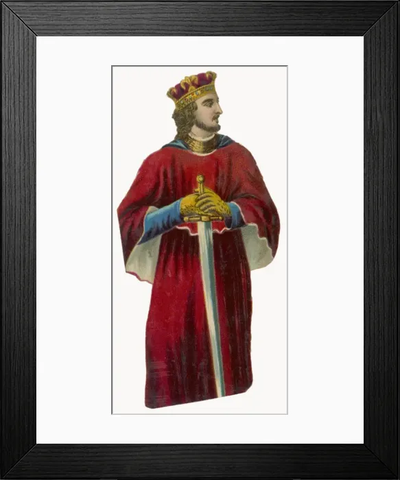 Framed Print : Stephen / Red Tunic / Scrap Framed Print : Stephen / Red Tunic / Scrap