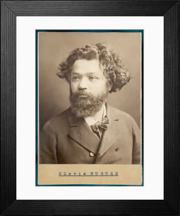 Framed Print : Clovis Hugues / Nadar Phot Framed Print : Clovis Hugues / Nadar Phot