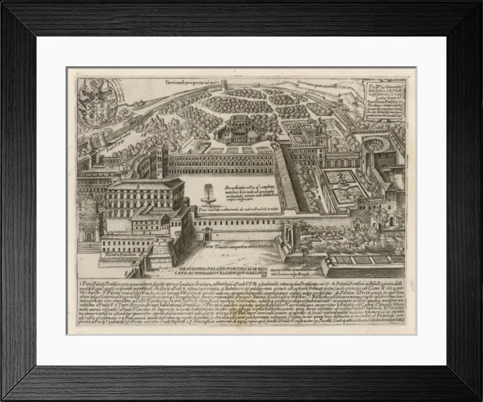 Framed Print : Rome / Vatican 17C Framed Print : Rome / Vatican 17C