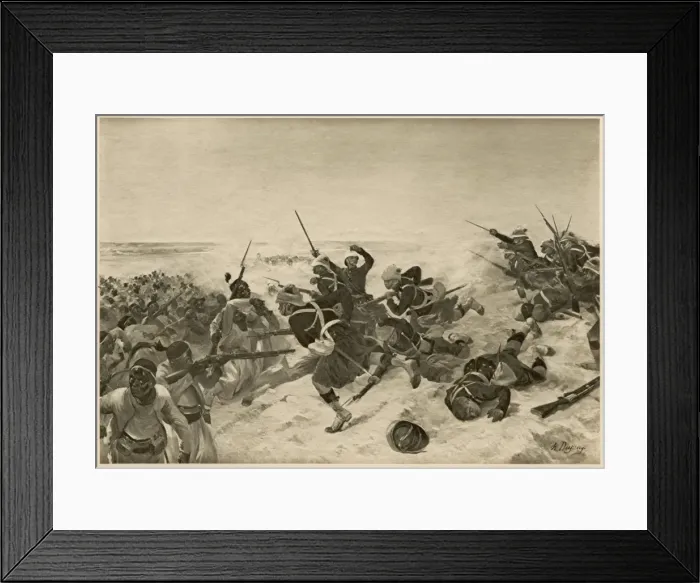 Framed Print : British Defeat Theodore Framed Print : British Defeat Theodore