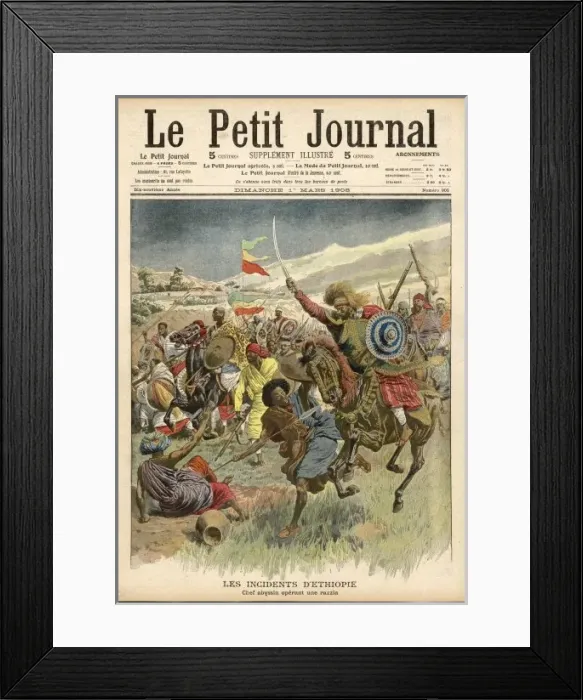 Framed Print : Somalis Vs Abyssinians Framed Print : Somalis Vs Abyssinians