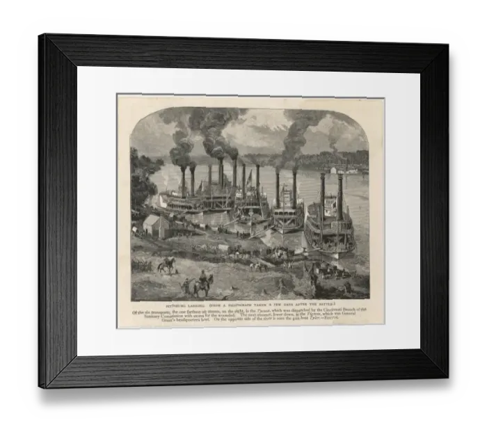 Framed Print : Steamboats at Pittsburgh Framed Print : Steamboats at Pittsburgh
