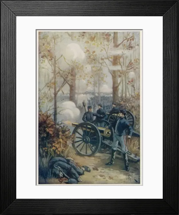 Framed Print : Battle of Shiloh / Elson Framed Print : Battle of Shiloh / Elson