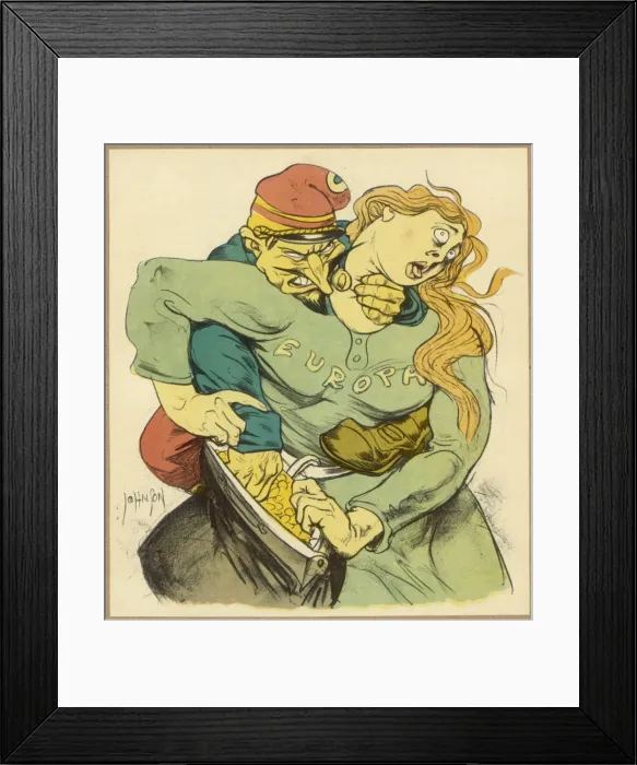 Framed Print : France Mugging Europe Framed Print : France Mugging Europe