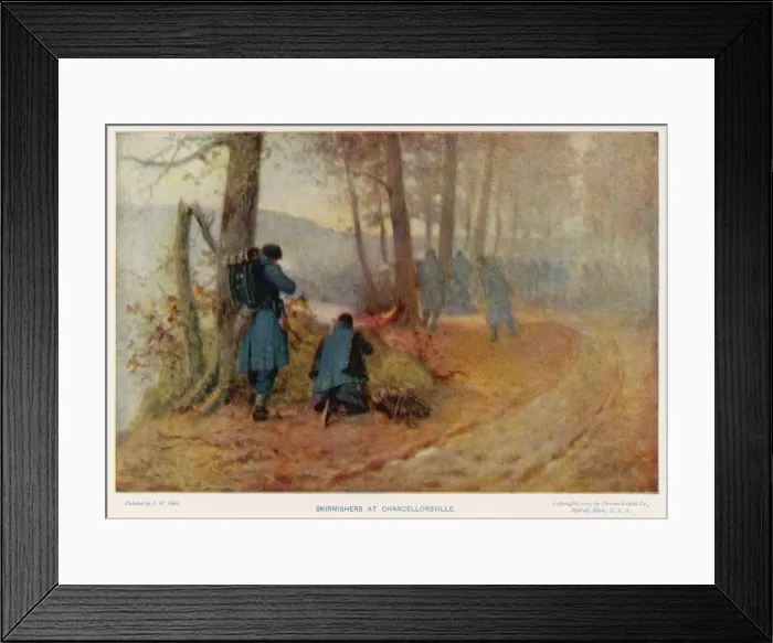 Framed Print : Chancellorsville Attack Framed Print : Chancellorsville Attack
