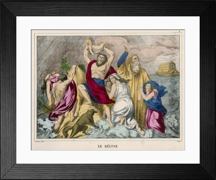 Framed Print : THE DELUGE Framed Print : THE DELUGE