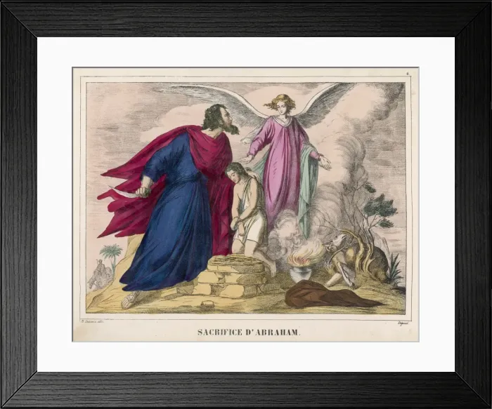 Framed Print : Abraham, his Son, a Ram Framed Print : Abraham, his Son, a Ram