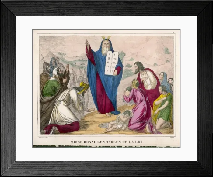Framed Print : Tables of the Law Framed Print : Tables of the Law