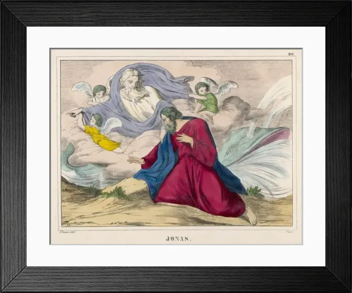 Framed Print : Jonah and the Whale Framed Print : Jonah and the Whale