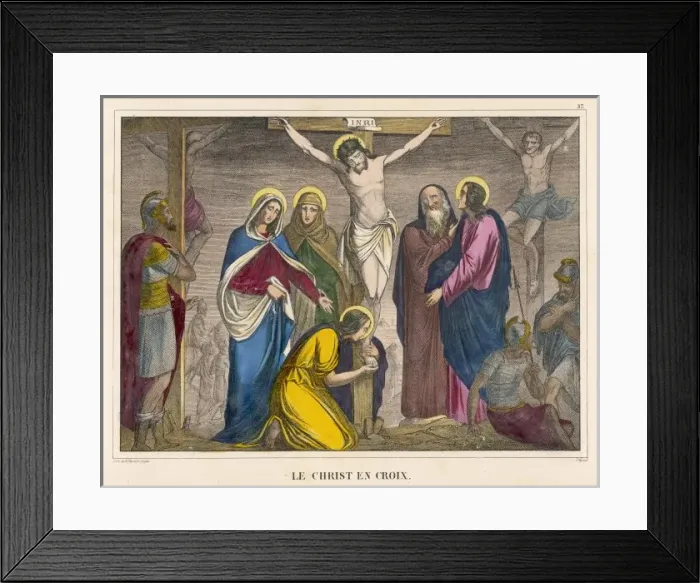 Framed Print : Jesus on his Cross Framed Print : Jesus on his Cross