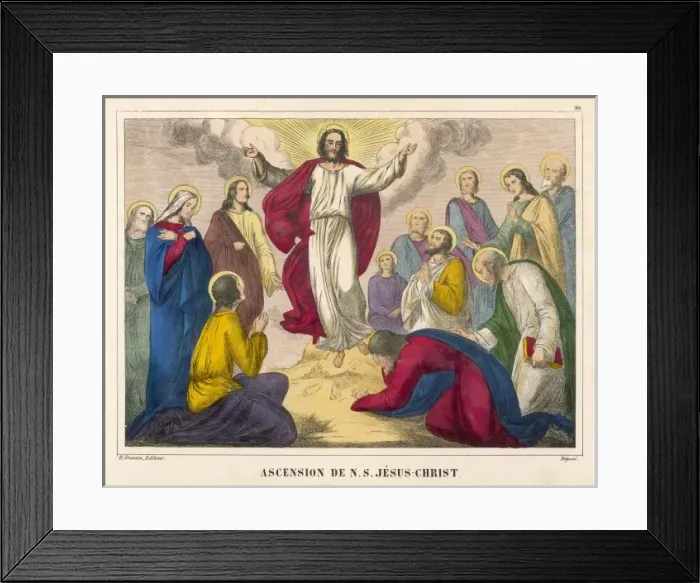 Framed Print : Jesus Ascends Framed Print : Jesus Ascends