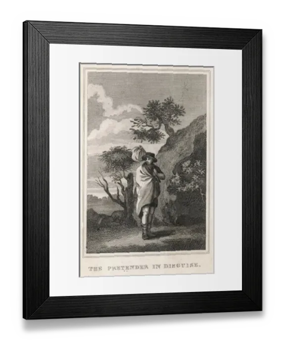 Framed Print : Charles Stuart / Disguised Framed Print : Charles Stuart / Disguised