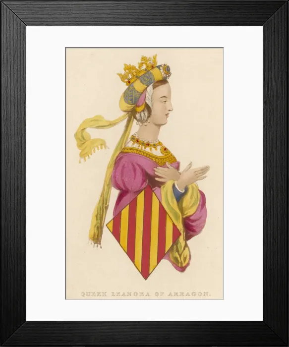 Framed Print : Leonora / Aragon / Portugal Framed Print : Leonora / Aragon / Portugal