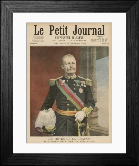 Framed Print : Carlos I / Portugal / Pjourn Framed Print : Carlos I / Portugal / Pjourn