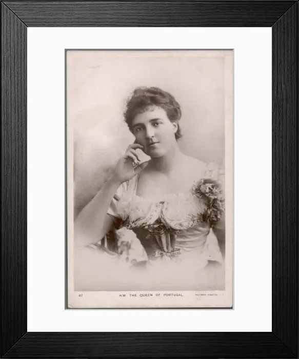 Framed Print : Amelie / Queen Portugal / Pc Framed Print : Amelie / Queen Portugal / Pc