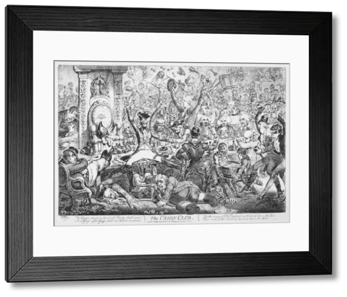 Framed Print : Act of Union Cartoon Framed Print : Act of Union Cartoon