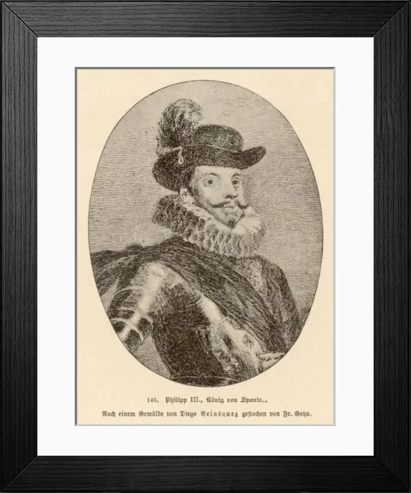 Framed Print : Philip Iii / Spain / Goya Framed Print : Philip Iii / Spain / Goya