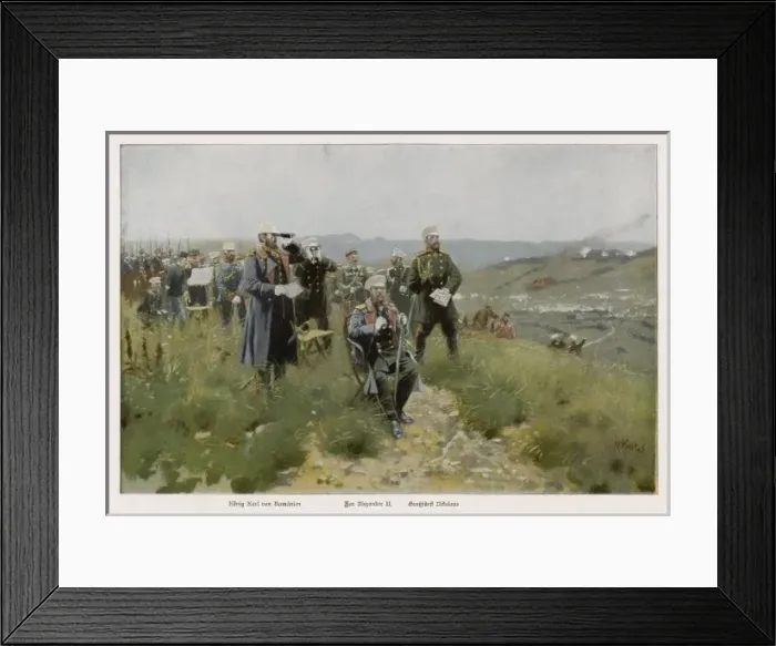 Framed Print : Alexander at Plevna Framed Print : Alexander at Plevna