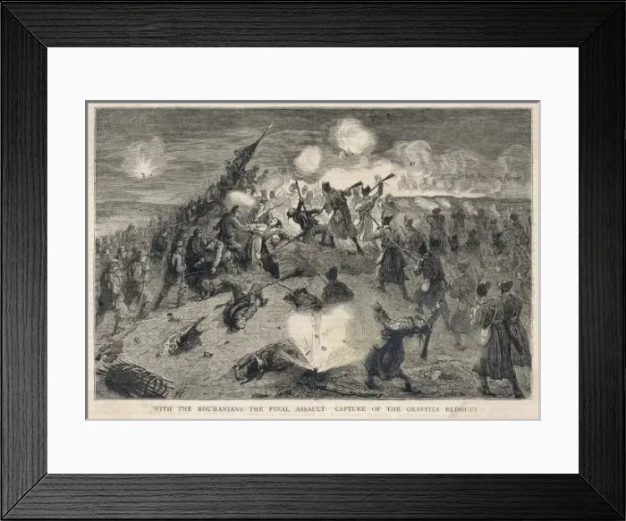 Framed Print : 1st Battle of Plevna Framed Print : 1st Battle of Plevna