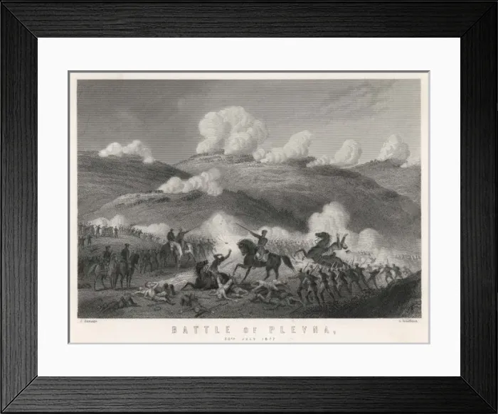 Framed Print : 1st Battle of Plevna Framed Print : 1st Battle of Plevna