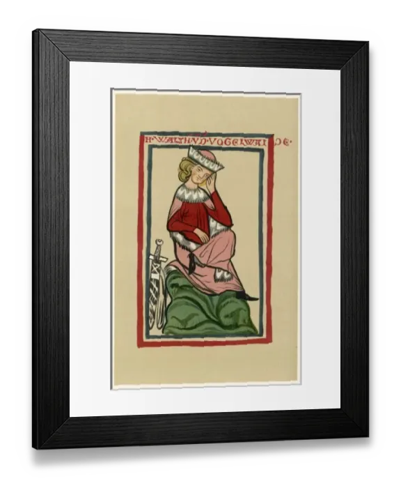Framed Print : Walther Van Der Vogelwei Framed Print : Walther Van Der Vogelwei