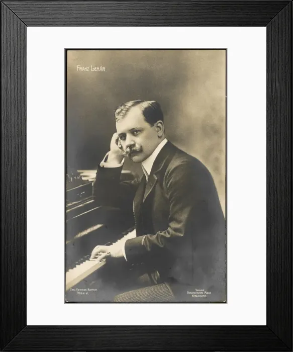 Framed Print : Franz Lehar / Postcard Framed Print : Franz Lehar / Postcard