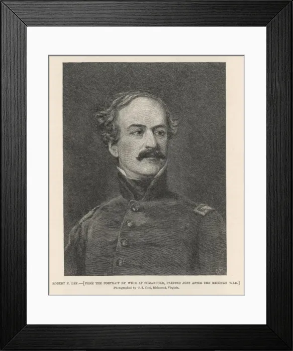 Framed Print : Robert E Lee / Harpers 88 Framed Print : Robert E Lee / Harpers 88