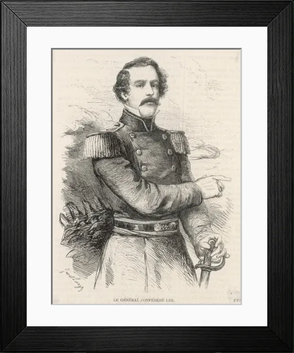 Framed Print : Robert E Lee / Langez? Framed Print : Robert E Lee / Langez?