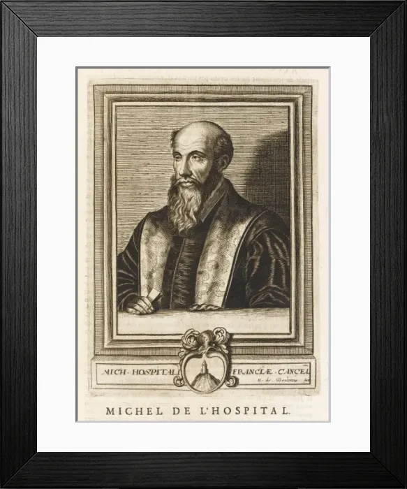 Framed Print : L hospital / Michel De Framed Print : L hospital / Michel De