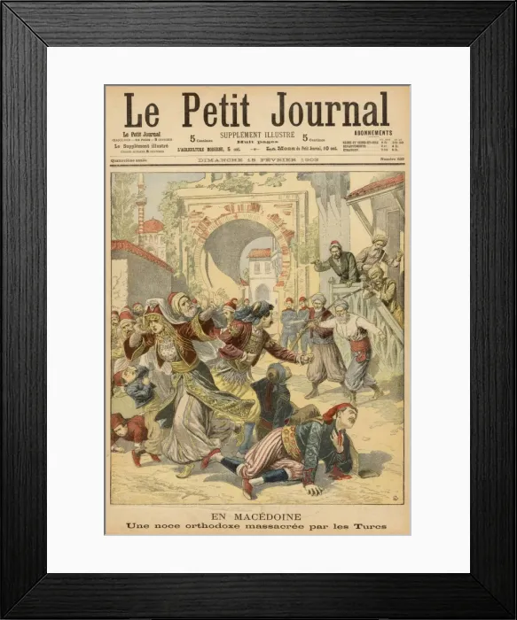 Framed Print : Turks Attack Marriage Framed Print : Turks Attack Marriage