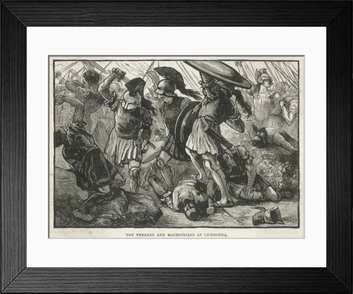 Framed Print : Athenians Defeated 338Bc Framed Print : Athenians Defeated 338Bc