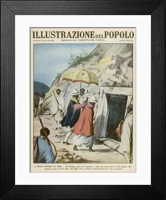 Framed Print : Sellassie Shelters Framed Print : Sellassie Shelters